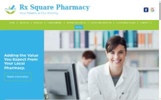 Rx Square Pharmacy website