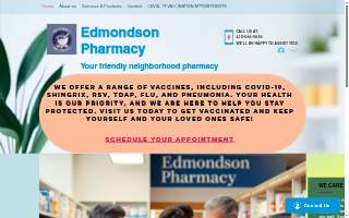 Edmondson Pharmacy website