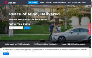 Wrench Mobile Mechanic - St Louis County website