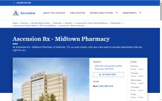 Ascension Rx - Midtown Pharmacy website