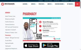 Christ community pharmacy Broad Ave. website