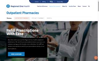 Regional One Health East Campus Pharmacy website