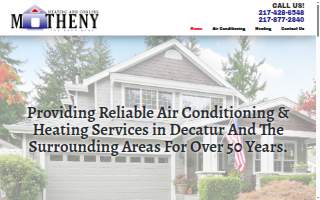 Matheny Heating & Cooling website