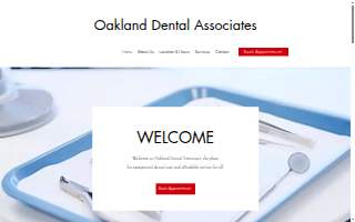Oakland Dental Associates website