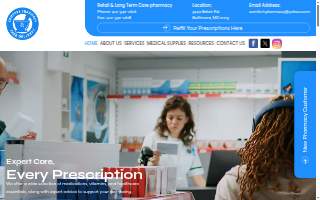 Comfort Pharmacy website