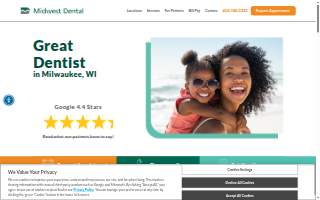 Midwest Dental - Milwaukee website