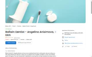 Ballwin Dentist - Angelina Anisimova, DDS website