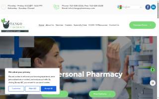 Tango Pharmacy website