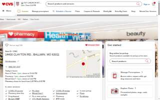 CVS of Ballwin website