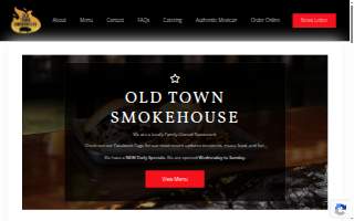 Old Town Smokehouse website