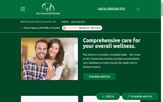 My Crossroads Dentist website