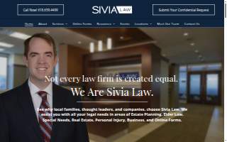 Sivia Law Edwardsville website