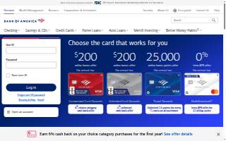 Bank of America Financial Center website