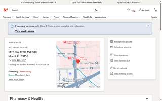 WALGREENS #16542 Pharmacy website