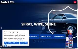 LUCAS Construction and Roofing website