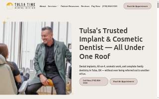 Tulsa Time Dental Design website