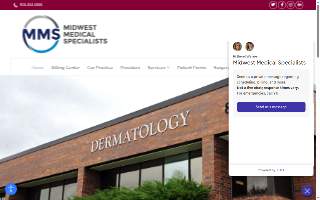 Midwest Medical Specialists PA of Liberty website