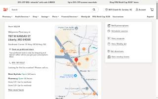 Walgreens Pharmacy of Liberty website