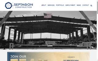 Septagon Construction Liberty website