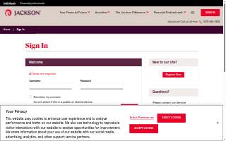 Jackson Heating and Cooling Services website