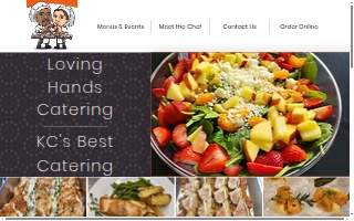 Loving Hands Catering website