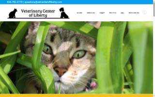 Veterinary Center of Liberty website