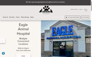 Eagle Animal Hospital at Liberty website