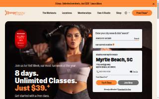 Orangetheory Fitness of Liberty website
