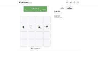 Squares Hair website