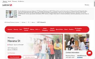 Safeway Pharmacy of Aurora website