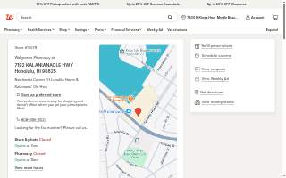 Walgreens of Honolulu website