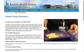 Plaza Pharmacy website