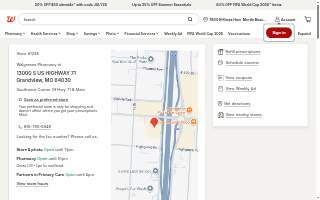 Walgreens of Grandview website