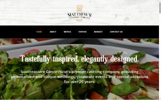 Matthew's Catering website