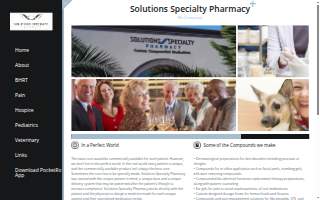 Solutions Specialty Pharmacy website