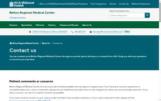 Belton Regional Medical Center website