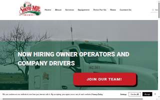 Show Me Trucking of Belton website