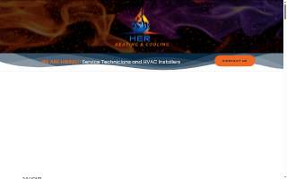 HER Heating Cooling & Plumbing website