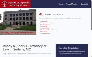 Randy K. Sparks, Attorney at Law website