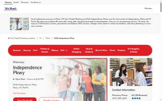 Tom Thumb Pharmacy of Plano website