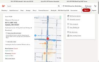 Walgreens Pharmacy of Sedalia website