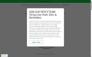 Tipsy Bricks Bar website