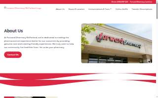 Forward Pharmacy McFarland website