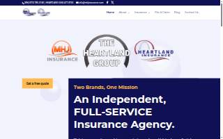 MHJ Insurance website
