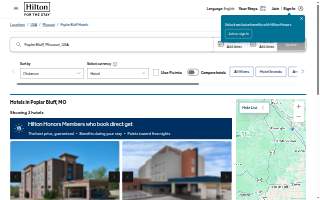 Hampton Inn Poplar Bluff website