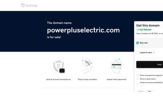 Power Plus Electric & HVAC website