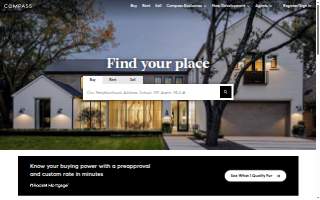 Compass Real Estate of Dobbs Ferry website