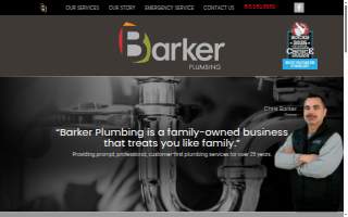Barker Plumbing website