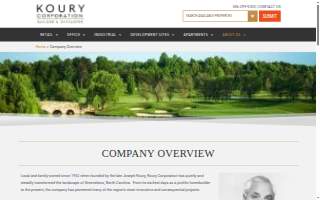 Koury Insurance Agency website