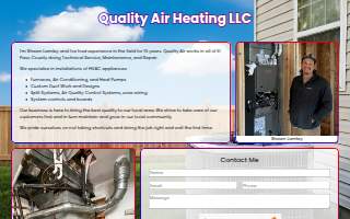Quality Air Heating & Cooling website